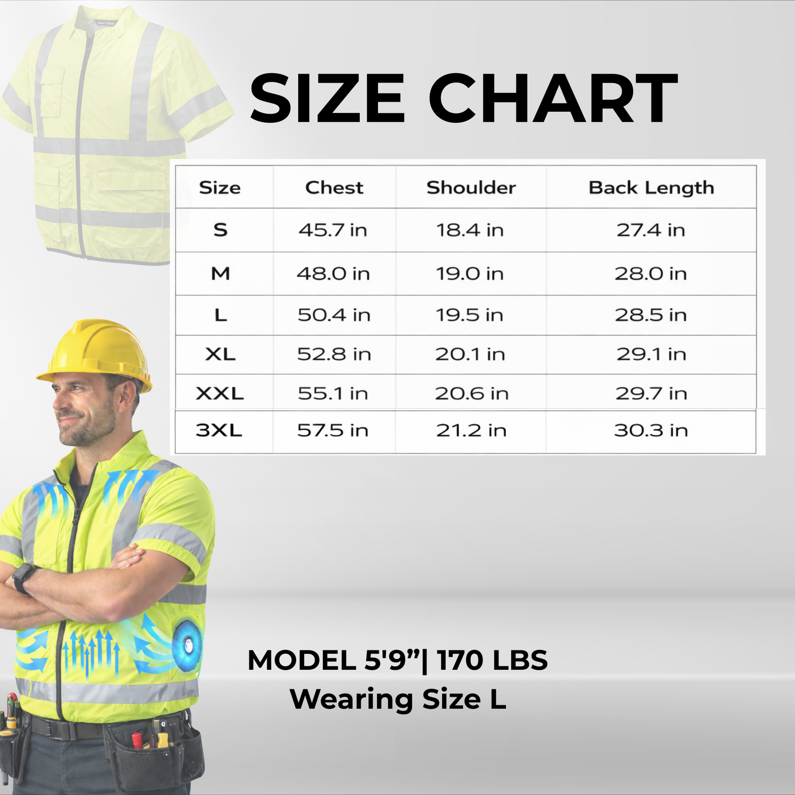 Yellow Cooling Fan Vest | Ultimate Cooling Gear for Extreme Heat