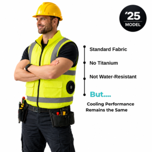 '25 Model Hi-Vis Cooling Vest — (Classic Edition, No Titanium Coating)