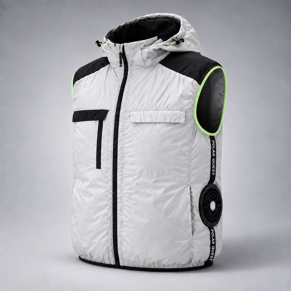 Gray Fan Vest