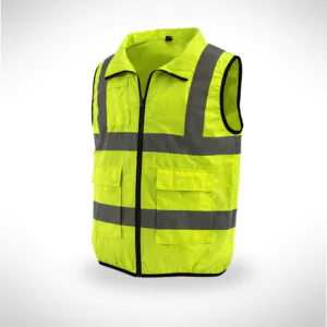 Polar Quest hi-vis safety vest high visibility orange for outdoor jobs