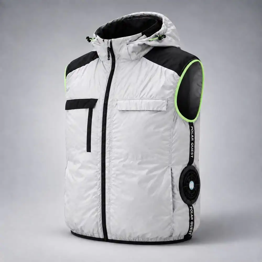 Gray Fan Vest